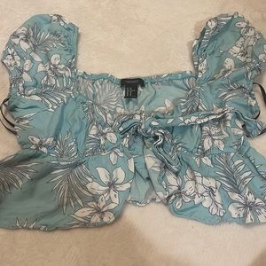 Teal shirt